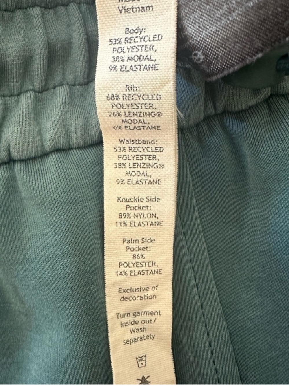 Lululemon Softstreme Ribbed High-Rise Pull-On Jogger Pant, Green Jasper, Size 0 - Picture 14 of 15